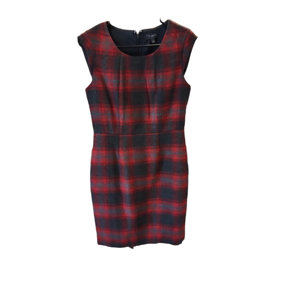 Red plaid dress